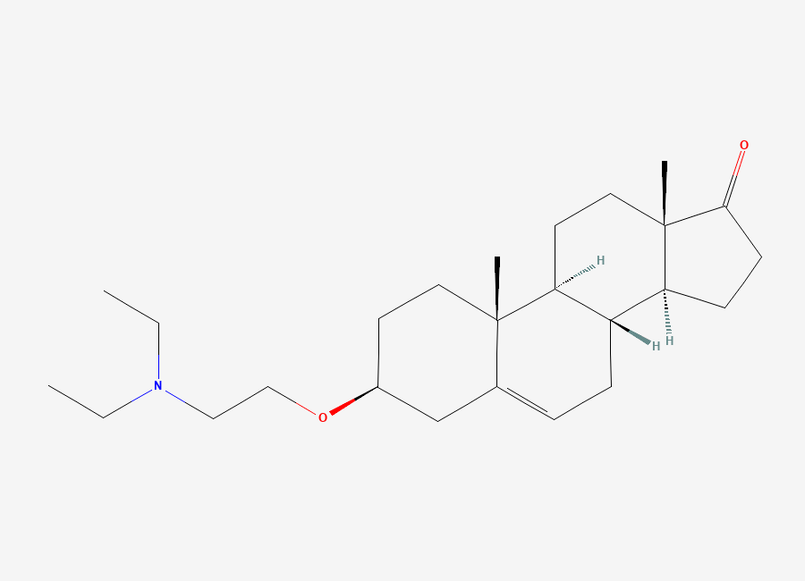 Two-dimensional chemical structure of 3beta-(2-Diethylaminoethoxy)androst-5-en-17-one