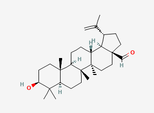 Two-dimensional chemical structure of Betulinaldehyde