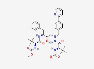 Two-dimensional chemical structure of Atazanavir R,S,S,S-Diastereomer, CAS 1332981-14-2