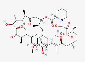 Two-dimensional chemical structure of 28-Epirapamycin (>90%)