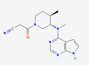 Two-dimensional chemical structure of Tofacitinib (3S,4R)-Isomer, CAS 1092578-48-7