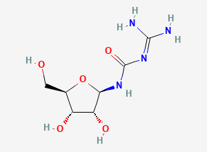 Two-dimensional chemical structure of Azacitidine related compound C (Free base) / Azacitidine Amine Impurity (isomer 1), CAS 2508-80-7