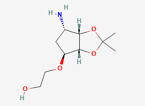 Two-dimensional chemical structure of Ticagrelor Related Compound 101, CAS 2376278-69-0