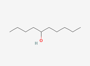 Two-dimensional chemical structure of Decan-5-ol