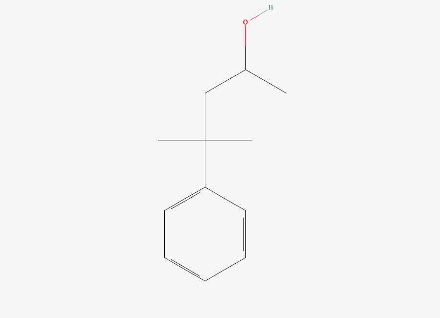 Two-dimensional chemical structure of Dimethyl phenylbutanol