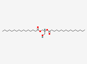 Two-dimensional chemical structure of rac-1,2-Dipalmitoylglycerol, CAS 40290-32-2