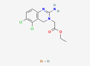 Two-dimensional chemical structure of Anagrelide Related Compound C, CAS 70381-75-8
